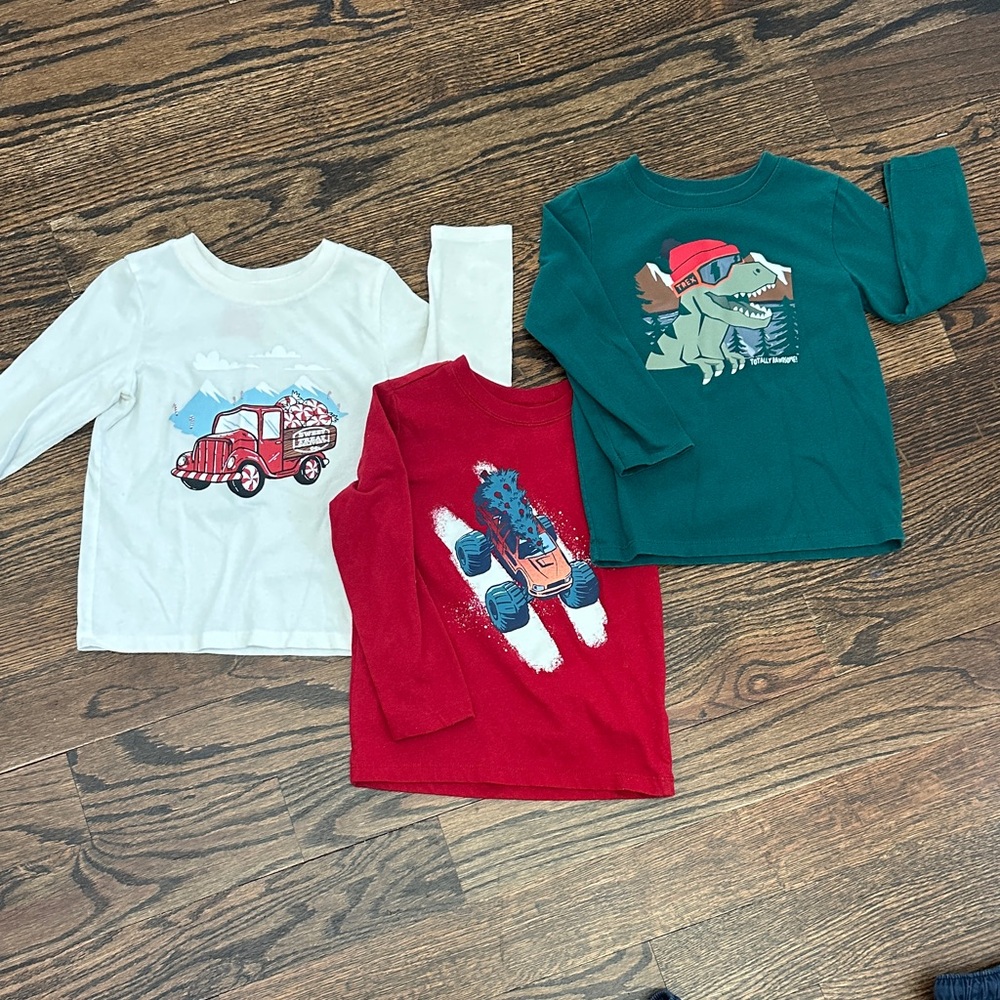 Kids Holiday Bundle Long Sleeve Shirts